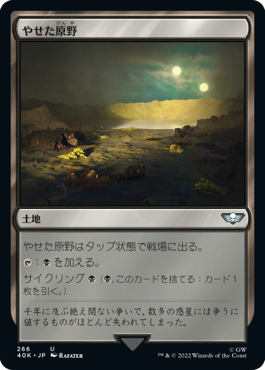 0266 【JP】 やせた原野/Barren Moor 40K