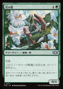 0275 【JP】 花の壁/Wall of Blossoms TDC