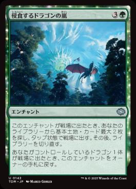 0142 【JP】 侵食するドラゴンの嵐/Encroaching Dragonstorm TDM