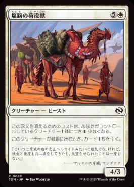 0023 【JP】 塩路の荷役獣/Salt Road Packbeast TDM