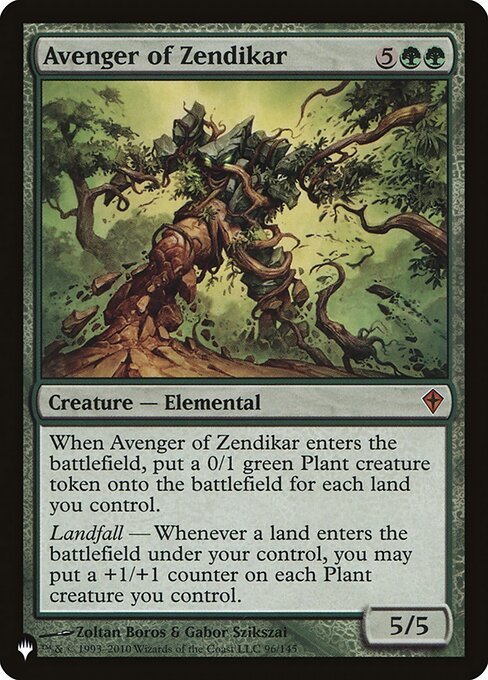 0096 【EN】 ゼンディカーの報復者/Avenger of Zendikar The List WWK