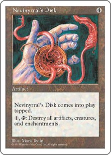 0391 【EN】 ネビニラルの円盤/Nevinyrral's Disk 5ED