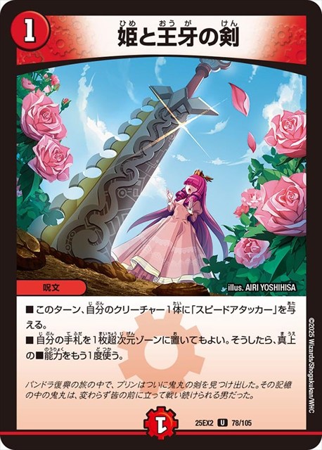 0078 姫と王牙の剣 DM25EX2