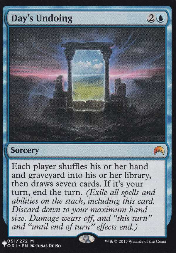 0051 【EN】 一日のやり直し/Day's Undoing The List ORI